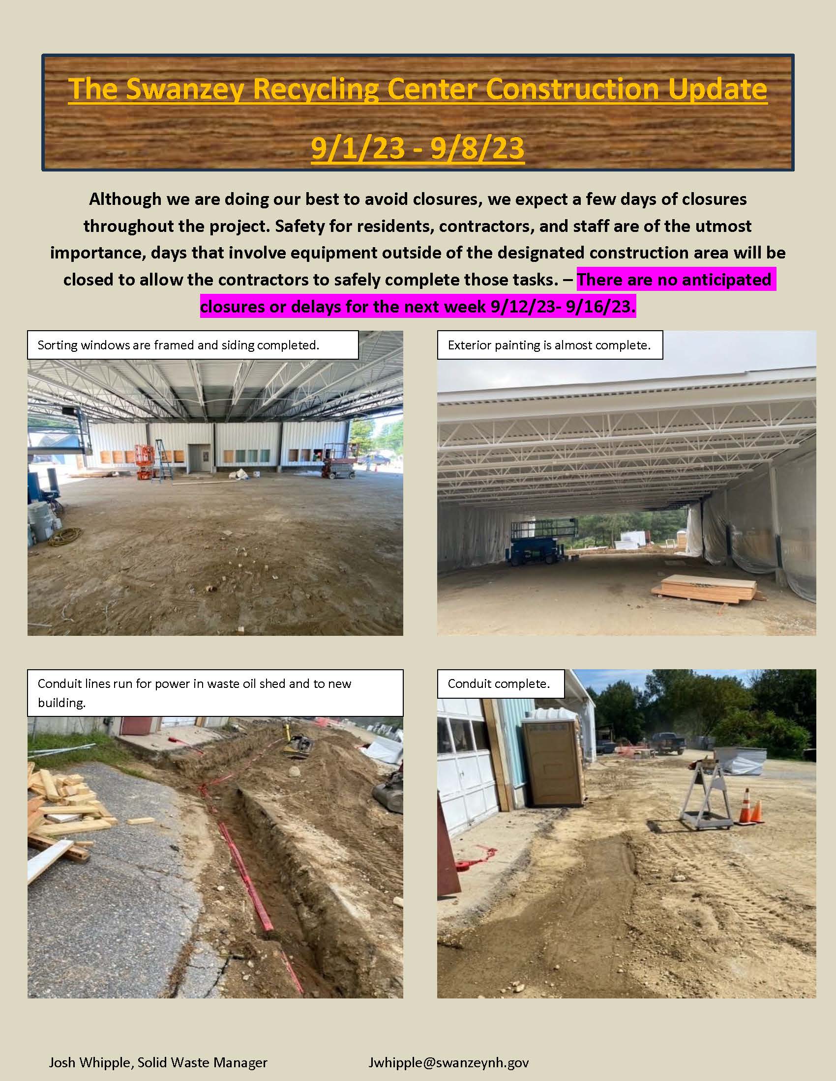 Recycling Center Construction update- 9-1-23 through 9-8-23_Page_1